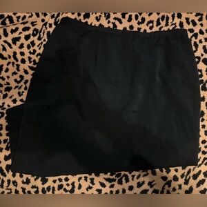 Laura Scott Black Polyester Skirt